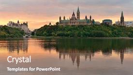  Presentation with government canada - Presentation with government canada - ottawa morning background and a coral colored foreground