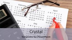  Presentation with data mining data minig concept - Colorful PPT theme enhanced with government check - woman checking date in calendar backdrop and a  colored foreground