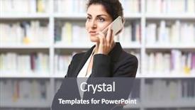  Presentation with government - Presentation with government contract - woman talking on phone background and a gray colored foreground