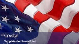  Presentation with american government - Beautiful slides featuring government free - american flag background backdrop and a navy blue colored foreground