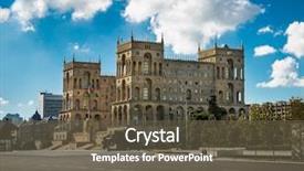  Presentation with government - Presentation theme having government house of azerbaijan background and a tawny brown colored foreground