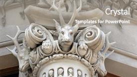  Presentation with time - PPT theme enhanced with government portal - famous chimera house in present background and a  colored foreground