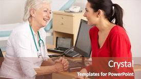  Presentation with british - Colorful presentation design enhanced with gp - british gp talking to woman backdrop and a red colored foreground