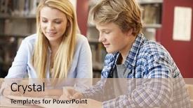  Presentation with working together - PPT layouts enhanced with grade 2 - 2 students working together background and a soft green colored foreground