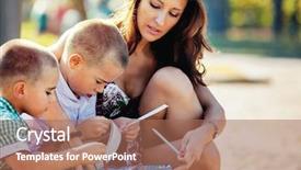  Presentation with back school - Presentation theme consisting of grade 2 - back to school two confused background and a  colored foreground