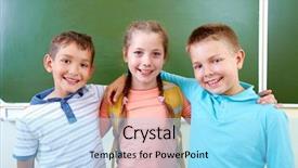  Presentation with camera - Amazing presentation theme having grade 2 - portrait of lovely girl backdrop and a arctic colored foreground