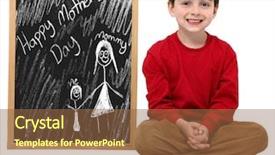  Presentation with old school punk rock leather - Presentation enhanced with grade 6 - adorable six year old school background and a tawny brown colored foreground