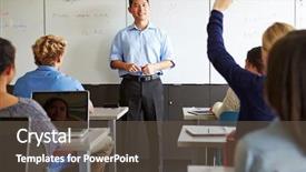  Presentation with high school students - PPT layouts having grade 6 - tutor with high school students background and a tawny brown colored foreground