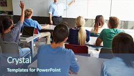  Presentation with high school students - Audience pleasing slide deck consisting of grade 6 - tutor with high school students backdrop and a ocean colored foreground