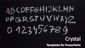 Presentation with math - Colorful slides enhanced with grade school math - alphabet blackboard education backdrop and a black colored foreground