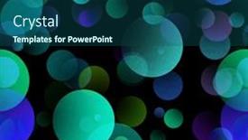  Presentation with pattern - Presentation consisting of gradient-circles-background-blue-seamless background and a ocean colored foreground