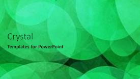  Presentation with green circles - PPT layouts enhanced with gradient-circles-background-seamless-green background and a ocean colored foreground
