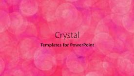  Presentation with pink 80s disco 3d illustration - PPT theme enhanced with gradient-circles-background-seamless-pink background and a coral colored foreground