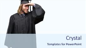  Presentation with special education young adult man - Cool new slides with graduates sun - young handsome graduated man backdrop and a sky blue colored foreground