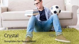  Presentation with balance - Presentation with  background and a  colored foreground