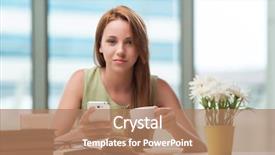  Presentation with test exam student - Slides with graduation flowers - young student preparing for exams background and a  colored foreground