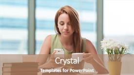  Presentation with test exam student - Slide set consisting of graduation flowers - young student preparing for exams background and a coral colored foreground