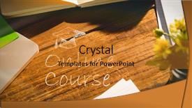  Presentation with vector - Amazing presentation having graduation hat vector against overhead backdrop and a gold colored foreground