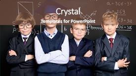  Presentation with graduation kids - Theme featuring graduation kids - educational concept group of smart background and a tawny brown colored foreground