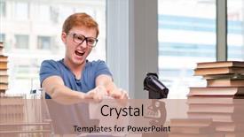  Presentation with tired - Amazing presentation having graduation microbiology - young student tired and exhausted backdrop and a  colored foreground