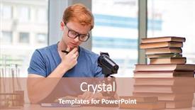  Presentation with fertilizer chemistry a - Cool new presentation theme with graduation microbiology - young student tired and exhausted backdrop and a coral colored foreground