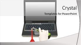  Presentation with chemical experiment - Cool new PPT theme with graduation samples - chemical experiment isolated backdrop and a  colored foreground