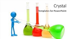  Presentation with tubes - Presentation consisting of graduation samples - smilie and tubes isolated background and a  colored foreground