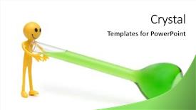  Presentation with white green - PPT theme having graduation samples - smilies holding green tube isolated background and a  colored foreground