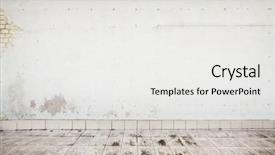  Presentation with wall street - Theme with graffeti - aged street wall background texture background and a white colored foreground