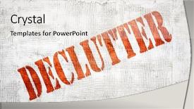  Presentation with red carpet retro style - Audience pleasing PPT theme consisting of graffeti - declutter - red graffiti style backdrop and a white colored foreground