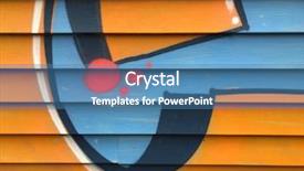  Presentation with vinyl - Presentation theme with graffiti detail on vinyl siding background and a teal colored foreground