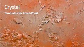  Presentation with orange abstract - Presentation theme having grafiti - abstract orange and gray old background and a coral colored foreground