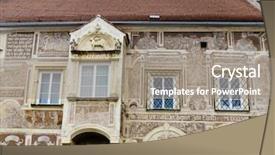  Presentation with lower extremity cast - Slide deck enhanced with grafiti - main square of harrows castle background and a  colored foreground