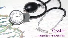  Presentation with tablets - Audience pleasing presentation design consisting of grafs - tablets on a background backdrop and a  colored foreground