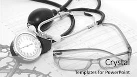  Presentation with tablets - Presentation theme enhanced with grafs - tablets on a background background and a  colored foreground