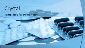  Presentation with tablets - Colorful theme enhanced with grafs - tablets on a background backdrop and a  colored foreground