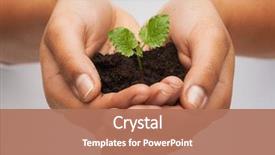  Presentation with fertility - Amazing slide set having graft - fertility and nature concept backdrop and a coral colored foreground