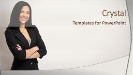  Presentation with asian - Cool new presentation theme with grag race - beautiful asian business woman backdrop and a sky blue colored foreground