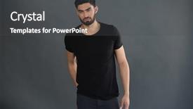  Presentation with grey - Amazing theme having grag race - portrait of handsome man posing backdrop and a  colored foreground