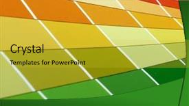  Presentation with wheel - Audience pleasing theme consisting of grahic - color wheel close up backdrop and a yellow colored foreground