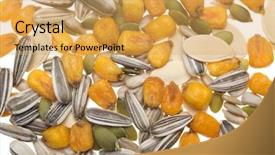  Presentation with seed - Cool new presentation with grain-and-seed-on-white backdrop and a yellow colored foreground