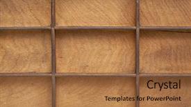  Presentation with wood - Presentation theme consisting of grain bin - detail of vintage grunge wood background and a coral colored foreground