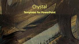  Presentation with abstract gold black - Slide deck consisting of grain-black-brown-gold-texture background and a tawny brown colored foreground