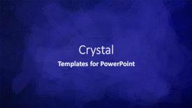  Presentation with wall paint - Amazing slide deck having grain-paint-wall-background backdrop and a navy blue colored foreground