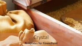  Presentation with storage - Cool new slides with grain storage backdrop and a coral colored foreground