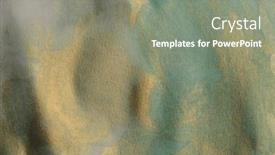  Presentation with green watercolor paper texture - Slides enhanced with grain-wet-watercolor-paper-texture background and a gray colored foreground