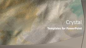  Presentation with abstract watercolor - Presentation with grain-wet-watercolor-paper-texture background and a gray colored foreground