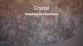  Presentation with antique - Cool new PPT theme with grainy - brown antique wall materials textures backdrop and a violet colored foreground