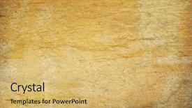  Presentation with design - Presentation theme enhanced with grainy - brown grungy wall textures background and a yellow colored foreground