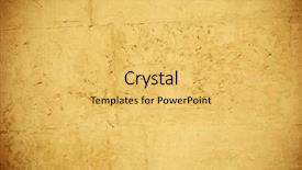  Presentation with sandstone - Theme enhanced with grainy - grungy wall - sandstone surface background and a  colored foreground